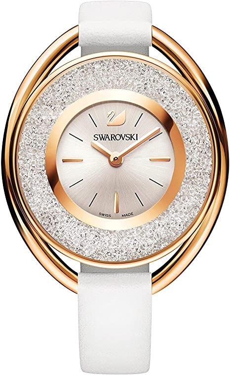 Swarovski Women's Analog Quartz Watch Leather Strap 5230946