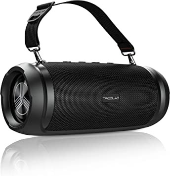 Loud Volume Bluetooth Speaker - 50W, 20H Battery, Power Bank, TWS, IPX6 Waterproof | Loud Portable Speaker with Deep Bass | Wireless Outdoor Speaker with Type-C Connector and Strap